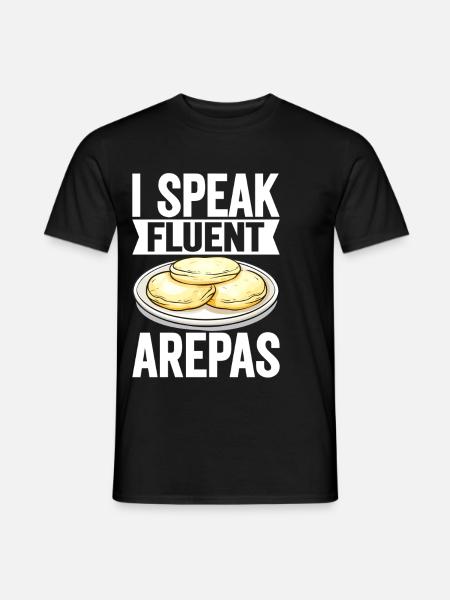 Arepas vénézuélienne - T-shirt homme - noir
