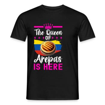 Venezuelan Arepas - Men's T-Shirt - black - Front - AI Model Male 178 light (178cm)