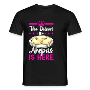 Venezuelan Arepas - Men's T-Shirt - black - Front - AI Model Male 178 light (178cm)