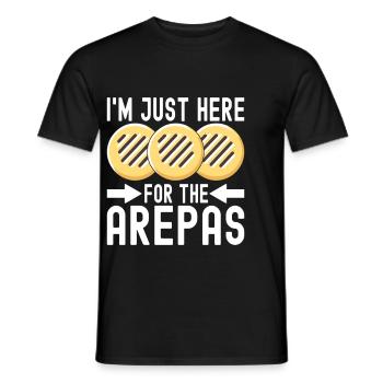 Venezolanische Arepas - Männer T-Shirt - Schwarz - Vorne - AI Model Male 178 light (178cm)