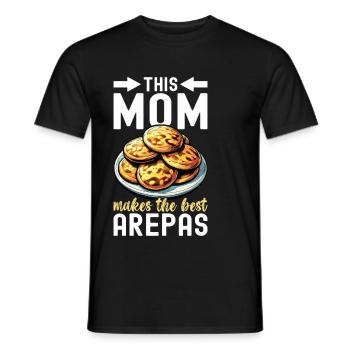 Venezolanische Arepas - Männer T-Shirt - Schwarz - Vorne - AI Model Male 178 light (178cm)