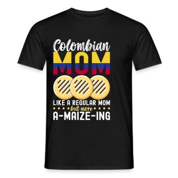 Arepas vénézuélienne - T-shirt homme - noir - Devant - AI Model Male 178 light (178cm)