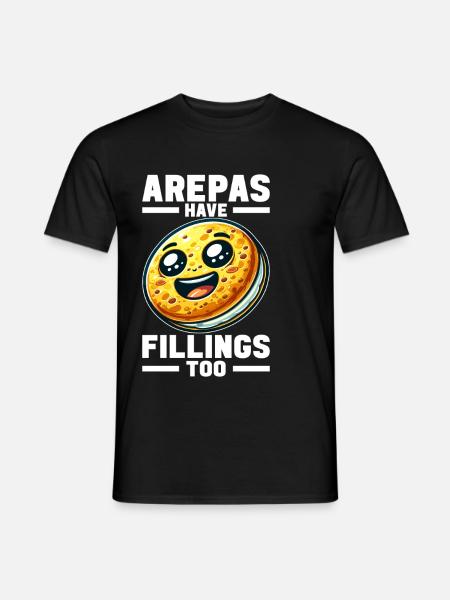 Arepas vénézuélienne - T-shirt homme - noir