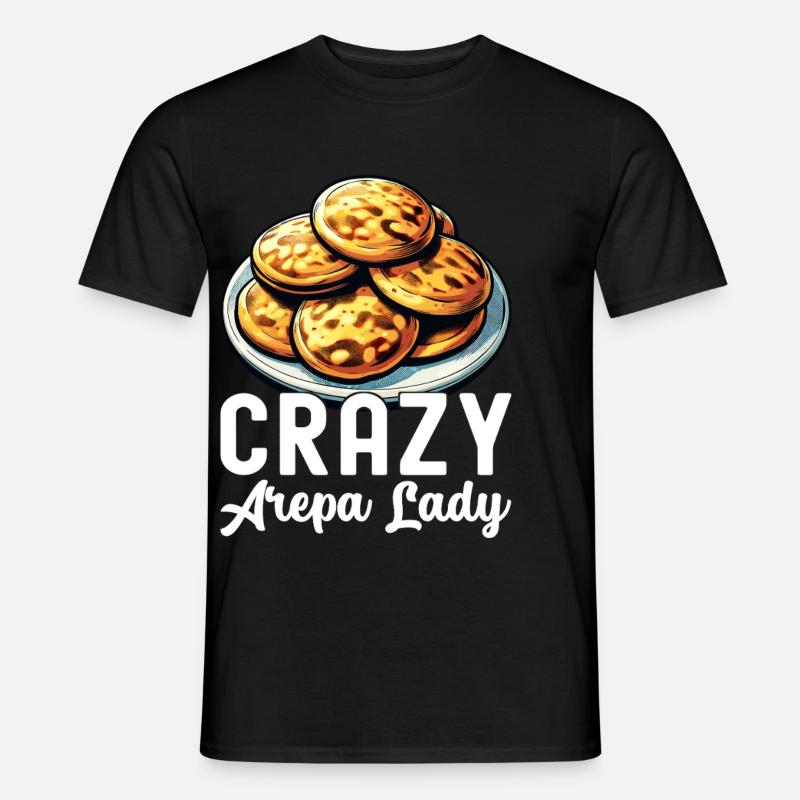 Venezolanische Arepas - Männer T-Shirt - Schwarz