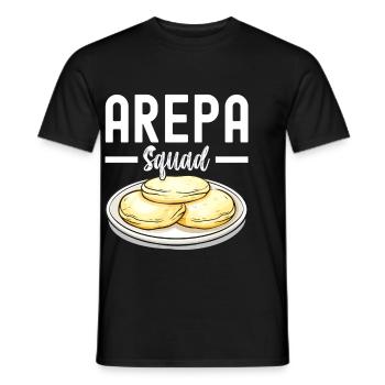 Venezolanische Arepas - Männer T-Shirt - Schwarz - Vorne - AI Model Male 178 light (178cm)
