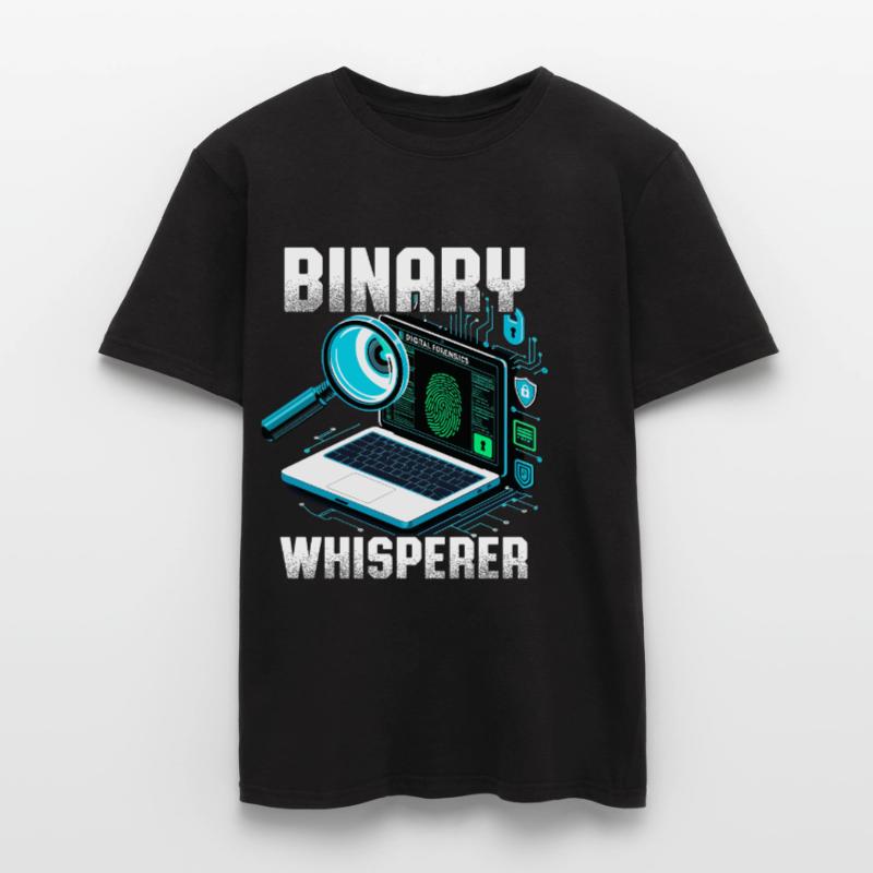 Digital Forensics Binary Whisperer Men’s T-shirt