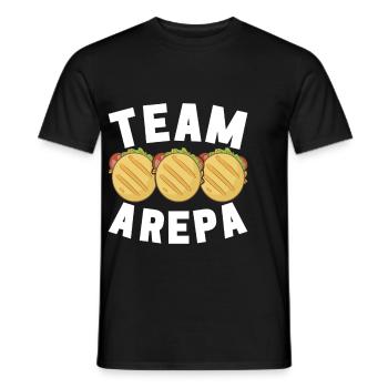 Venezuelan Arepas - Men's T-Shirt - black - Front - AI Model Male 178 light (178cm)