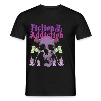 Dark Romance - Men's T-Shirt - black - Front - AI Model Male 178 light (178cm)