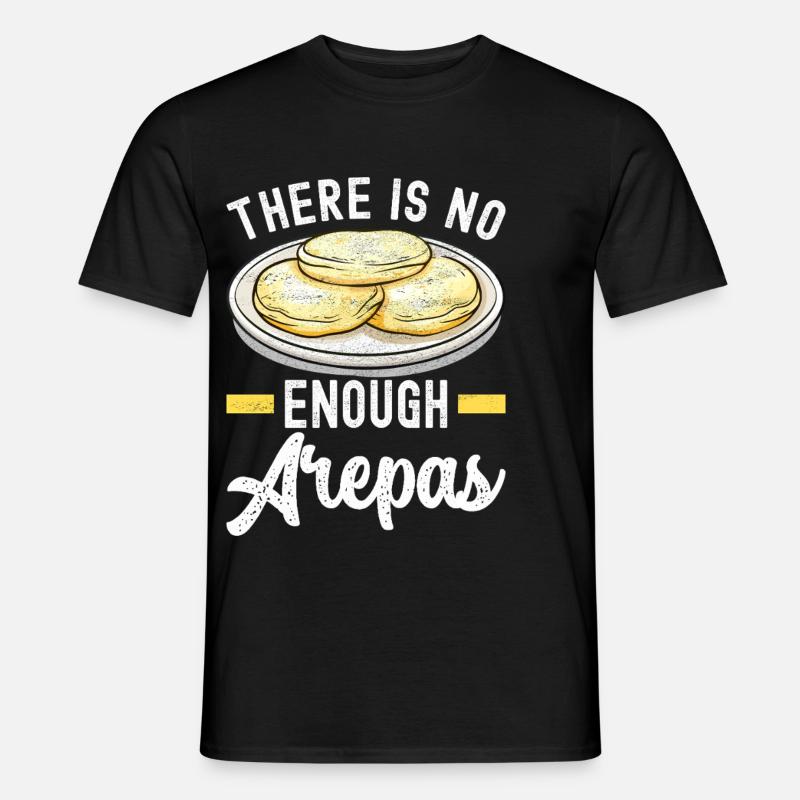 Venezolanische Arepas - Männer T-Shirt - Schwarz