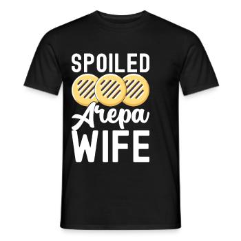 Venezuelan Arepas - Men's T-Shirt - black - Front - AI Model Male 178 light (178cm)