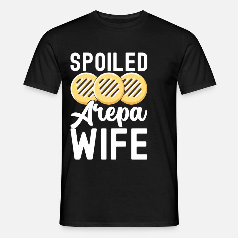 Venezolanische Arepas - Männer T-Shirt - Schwarz