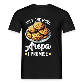 Venezolanische Arepas - Männer T-Shirt - Schwarz - Vorne - AI Model Male 178 light (178cm)