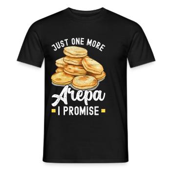 Venezolanische Arepas - Männer T-Shirt - Schwarz - Vorne - AI Model Male 178 light (178cm)