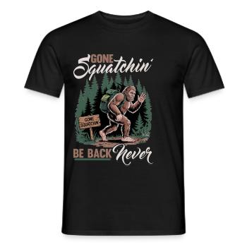 Bigfoot Sasquatch - Männer T-Shirt - Schwarz - Vorne - AI Model Male 178 light (178cm)