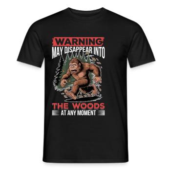 Bigfoot Sasquatch - Männer T-Shirt - Schwarz - Vorne - AI Model Male 178 light (178cm)