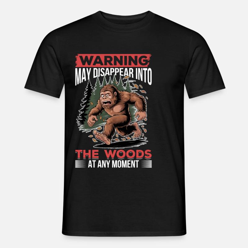 Bigfoot Sasquatch - Männer T-Shirt - Schwarz