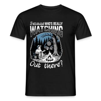 Bigfoot Sasquatch - Männer T-Shirt - Schwarz - Vorne - AI Model Male 178 light (178cm)