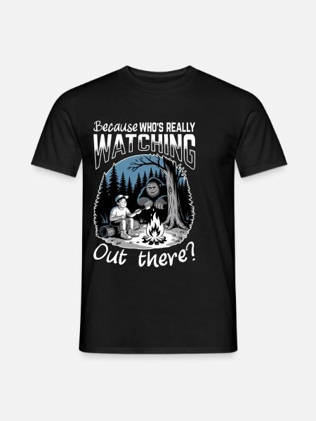 Bigfoot Sasquatch - Männer T-Shirt - Schwarz
