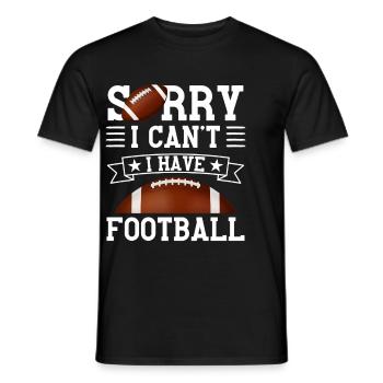 Drôle de dicton de football américain - T-shirt homme - noir - Devant - AI Model Male 178 light (178cm)