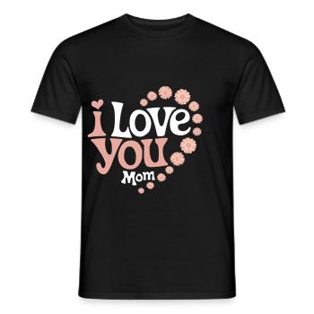 Muttertag Mama Liebe Mutter Mom Spruch - Männer T-Shirt - Schwarz - Vorne - AI Model Male 178 light (178cm)