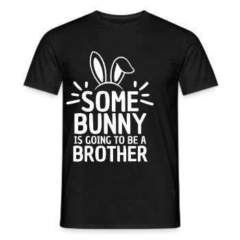 Sibling Brother Design Funny Saying - Men's T-Shirt - black - Front - AI Model Male 178 light (178cm)