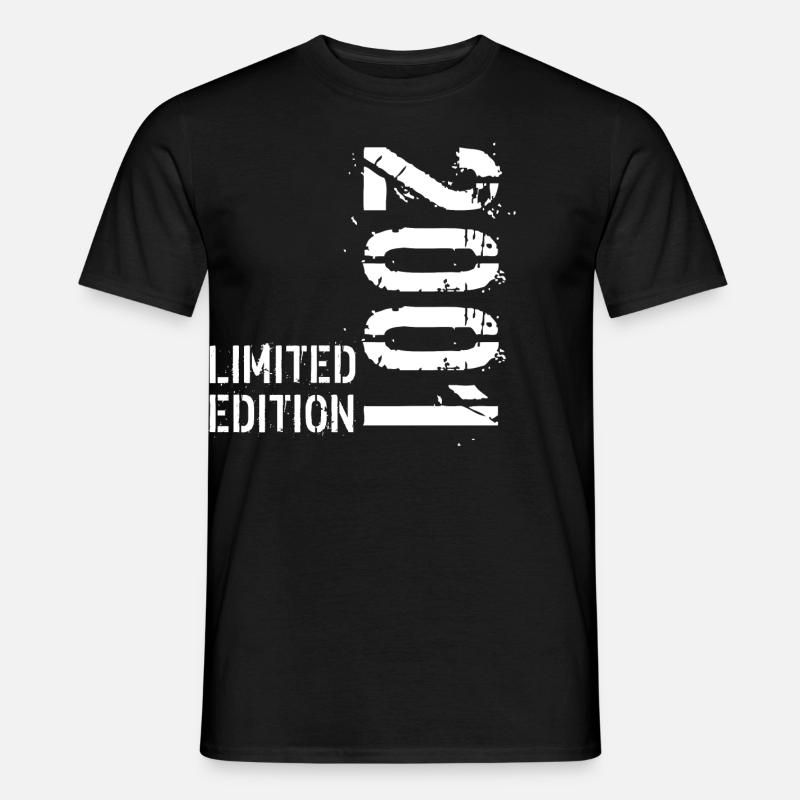 LIMITIERTE EDITION 2001 - Männer T-Shirt - Schwarz