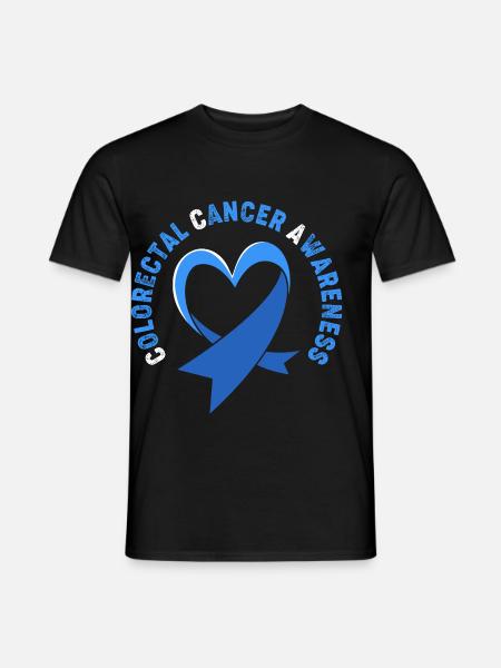 Darm Krebs Dickdarm - Männer T-Shirt - Schwarz