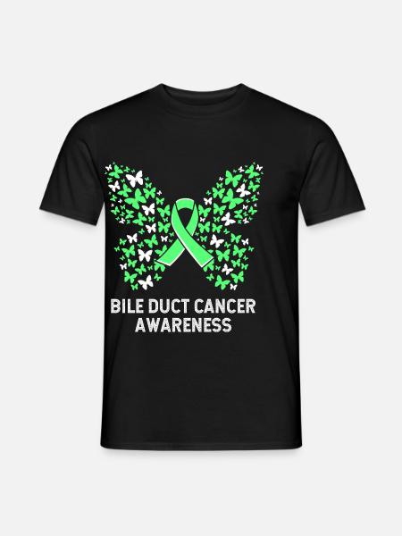 Bile duct cancer - Men's T-Shirt - black