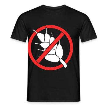 Celiac Disease Gluten Free - Men's T-Shirt - black - Front - AI Model Male 178 light (178cm)