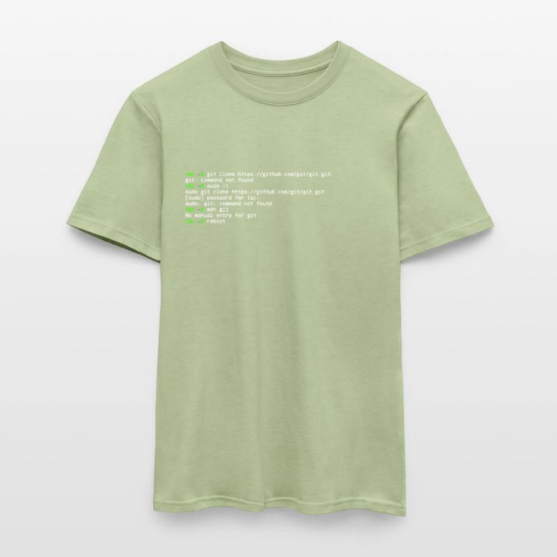 linux shell git clone T-shirt homme