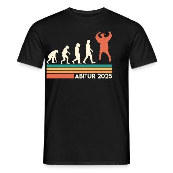 ABITUR 2025 ABI Abiturienten Lustiges Abi - Männer T-Shirt - Schwarz - Vorne - AI Model Male 178 light (178cm)