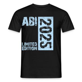 ABI 2025 Abitur Abschluss Lustiges Abiturienten - Männer T-Shirt - Schwarz - Vorne - AI Model Male 178 light (178cm)