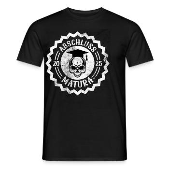 Maturant ABSCHLUSS MATURA Lustiges Matura - Männer T-Shirt - Schwarz - Vorne - AI Model Male 178 light (178cm)