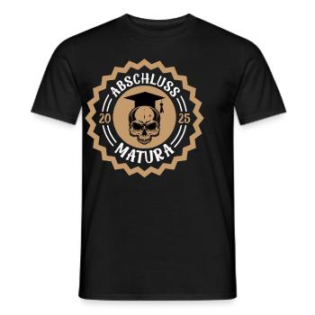Maturant ABSCHLUSS MATURA Lustiges Matura - Männer T-Shirt - Schwarz - Vorne - AI Model Male 178 light (178cm)
