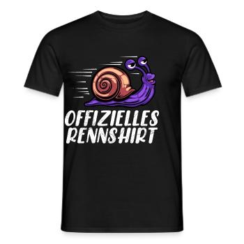 Läufer OFFIZIELLES RENNSHIRT Laufen Lustiges - Männer T-Shirt - Schwarz - Vorne - AI Model Male 178 light (178cm)