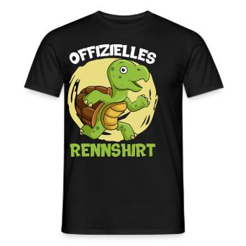 Läufer OFFIZIELLES RENNSHIRT Laufen Lustiges - Männer T-Shirt - Schwarz - Vorne - AI Model Male 178 light (178cm)