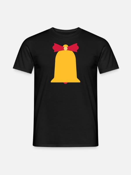Glocke Weihnachtsglocke Glöckchen Glocken - Männer T-Shirt - Schwarz