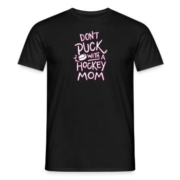 HOCKEY MOM PIC 8B - Männer T-Shirt - Schwarz - Vorne - AI Model Male 178 light (178cm)