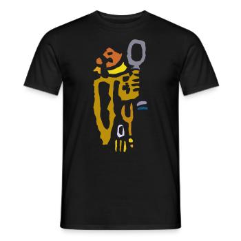 Kunst - Männer T-Shirt - Schwarz - Vorne - AI Model Male 178 light (178cm)