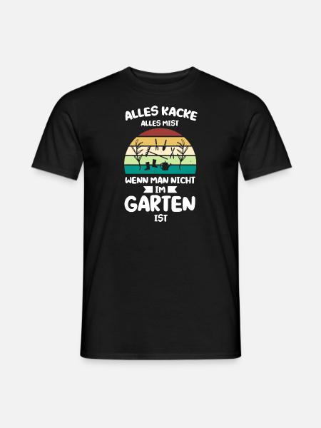 Gartenarbeit Garten Gartenbau Geschenk - Männer T-Shirt - Schwarz