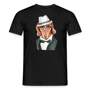 Toby Chic - Men's T-Shirt - black - Front - AI Model Male 178 light (178cm)