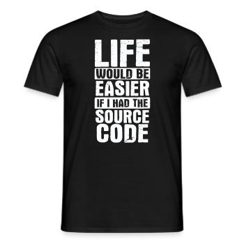Software Ingenieur Informatiker Programmierer - Männer T-Shirt - Schwarz - Vorne - AI Model Male 178 light (178cm)