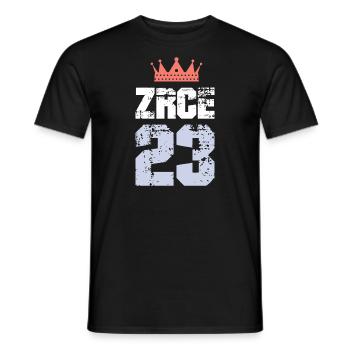 Zrce 23 Trikot 2023 - Männer T-Shirt - Schwarz - Vorne - AI Model Male 178 light (178cm)