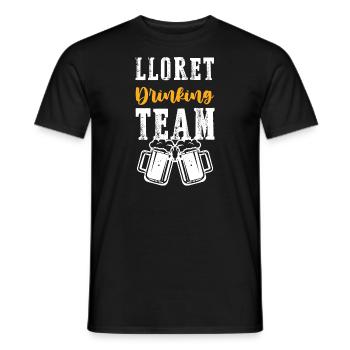 Lloret De Mar Équipe de Boisson - T-shirt homme - noir - Devant - AI Model Male 178 light (178cm)