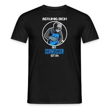 Schweißer Beruf Schweissen Geschenk - Männer T-Shirt - Schwarz - Vorne - AI Model Male 178 light (178cm)