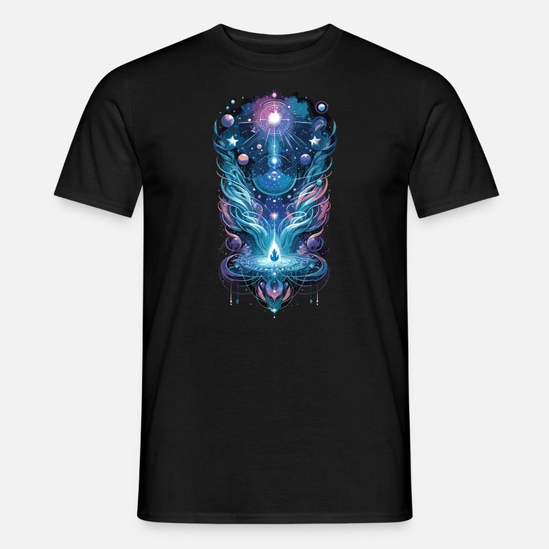 Cosmic Ayahuasca Vision - Männer T-Shirt - Schwarz