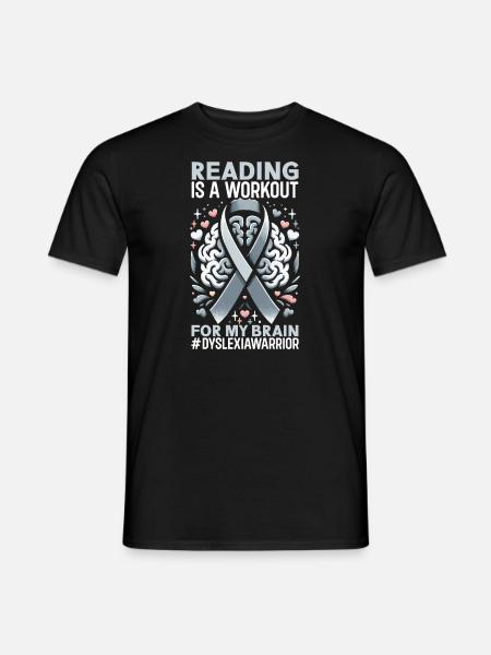 Dyslexia Awareness Month Dyslexia Fighter - Men's T-Shirt - black