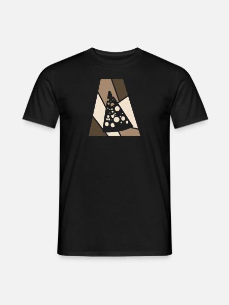Cheese Mouse Mouse - Men's T-Shirt - black