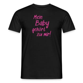 Mein Baby gehört zu mir! – Dirty Dancing - Männer T-Shirt - Schwarz - Vorne - AI Model Male 178 light (178cm)
