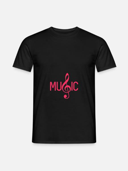 Music ... Music - Men's T-Shirt - black